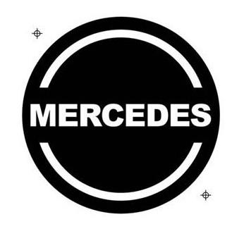 Naklejka z logo Mercedes do kołpaków Sprinter, nr kat. 1653EB22 - zdjęcie 1