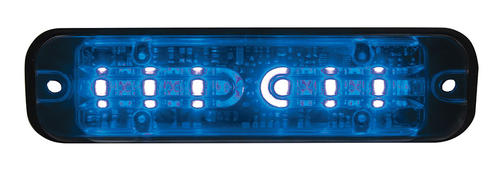 Lampa ostrzegawcza Mega Thin (stroboskop - niebieskie światło LED) 12/24V,R10, R65, IP67, nr kat. 13ULT6B22 - zdjęcie 1