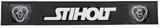 TS7800069 - Chlapacz 2500x380 Scania Stiholt - czarny, białe logo i napis