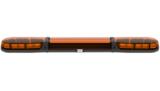 Belka ostrzegawcza 1250mm 24 LED 12/24V R65 pomarańczowe światło (pomarańczowe klosze + pomarańczowa sekcja centralna), nr kat. 1313-00005-E22