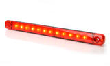 Światło pozycyjne czerwone (238 mm) 12/24V obrysowa tylna (12 x LED) W97.5, nr kat. 13.721.2
