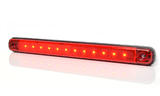 Światło pozycyjne czerwone z odblaskiem (238 mm) 12/24V obrysowa tylna (12 x LED) W115, nr kat. 13.825.2