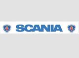Osłona przeciwbłotna/fartuch (2380x350mm) - niebieski napis "SCANIA" z herbem, nr kat. 46500925