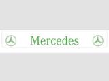 Osłona przeciwbłotna/fartuch (2380x350mm)  - zielony napis "MERCEDES", nr kat. 46500934