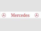 Osłona przeciwbłotna/fartuch (2380x350mm)  - czerwony napis "MERCEDES", nr kat. 46500936