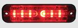 Lampa ostrzegawcza Mega Thin (stroboskop - czerwone światło LED) 12/24V,R10, R65, IP67, nr kat. 13ULT6R22