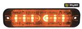 Lampa ostrzegawcza LED 12/24V pomarańczowa Mega Thin 120 mm R65- 26 wariantów świecenia, nr kat. 13SL123701