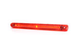 Światło pozycyjne czerwone światłowodowe (237 mm) 12/24V obrysowa tylne (czerwony klosz) W38, nr kat. 13.184KR.2