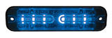 Lampa ostrzegawcza Mega Thin (stroboskop - niebieskie światło LED) 12/24V,R10, R65, IP67, nr kat. 13ULT6B22